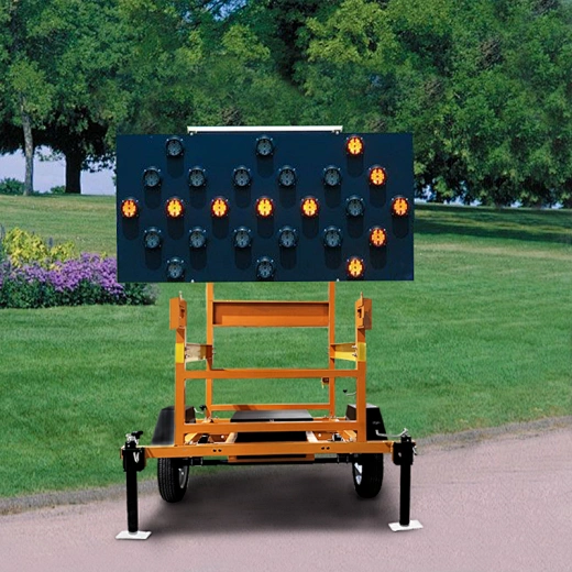 Folding frame arrow boards